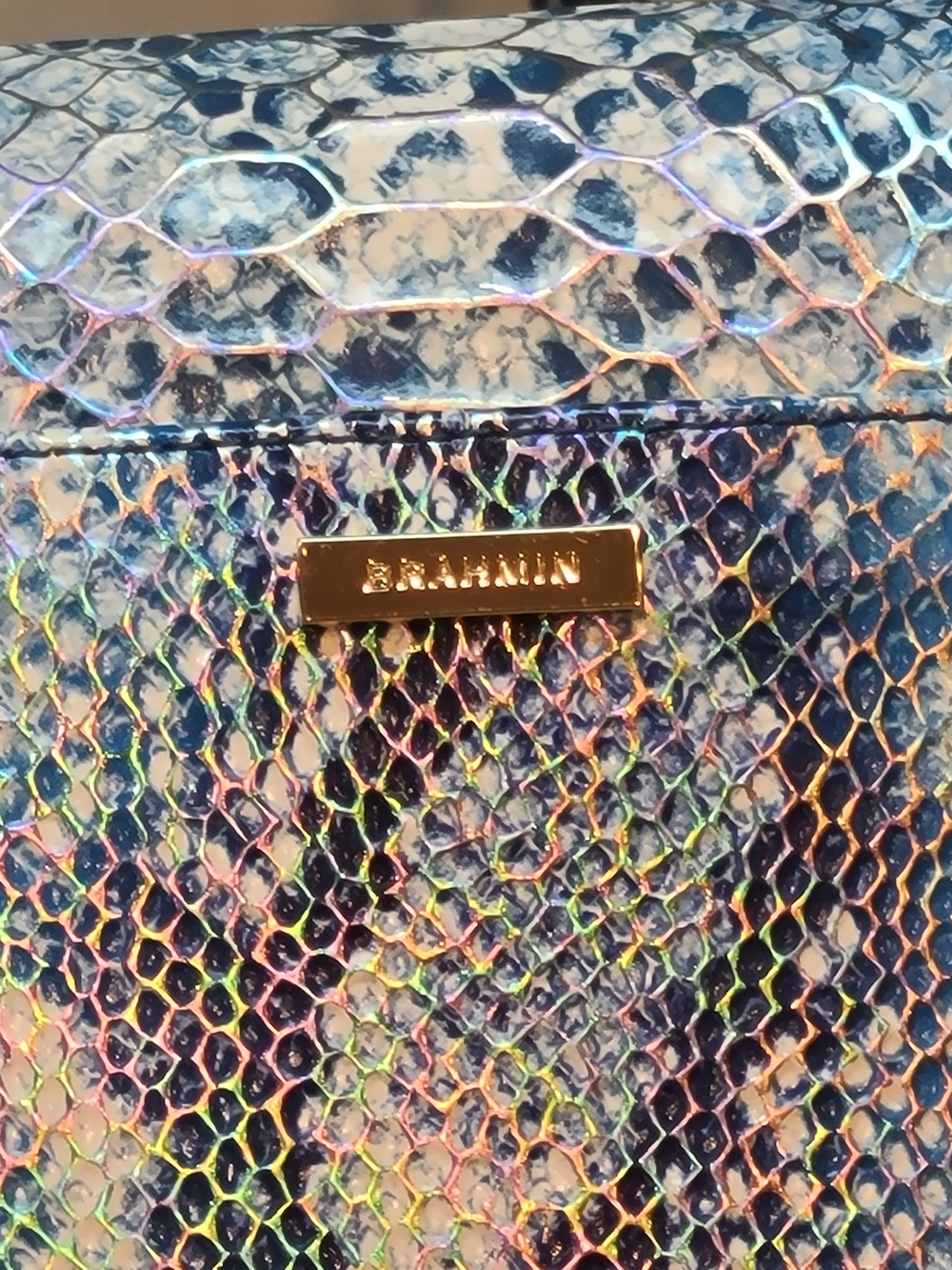 Brahmin NWOT Joyful Oceangrove Dayan Shoulder Bag - Picture 8 of 14